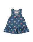 Magot Heart Print Dress
