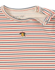 Organic Cotton Striped LS Onesie