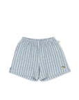 Organic Cotton Trio Blue Stripe Elliot Shorts