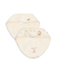 2 Pack Organic Cotton Pointelle Bibs