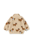 Konges Dog Print Fleece Jacket