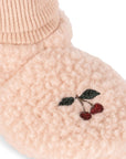 Safa Cherry Fleece Baby Bootie