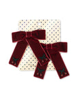 Red Velvet Cherry Bow (set of 2)