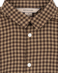 Organic Cotton Chocolate Check Flanel Shirt
