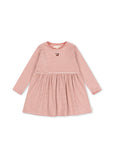 Rose Cream Stripe Roli Shimmer Dress