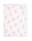Pink Puppy Love Blanket