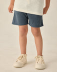 Sam Navy Blue Relaxed Fit Shorts