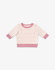 Remy Sweatshirt- Rose French Stripe