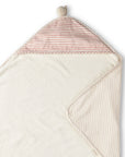 Pink Stripe Hooded Towel