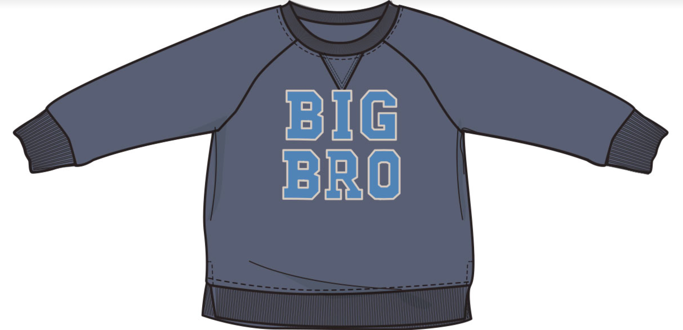 Big Bro Navy Sweatshirt