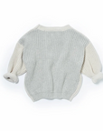 Pearl Grey Chunky Knit Sweater