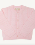 Palm Beach Pink Cable Knit Cambridge Cardigan