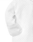 Kissy Kissy Grey Dot footie