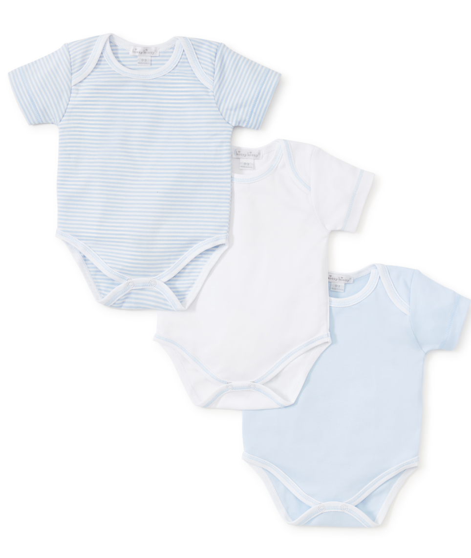 3 Pack Onesie Set- Blue