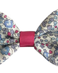 Liberty Print Alligator Clip Bow w/ Grosgrain Middle