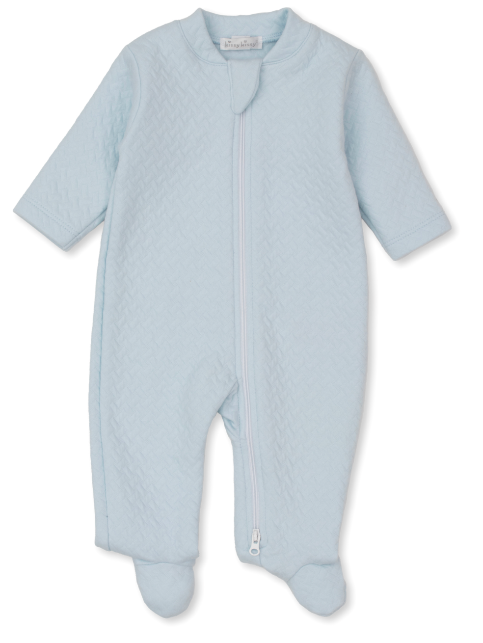 Kissy Kissy Jacquard Zip Footie