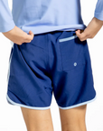 Navy Boardie with Side Binding