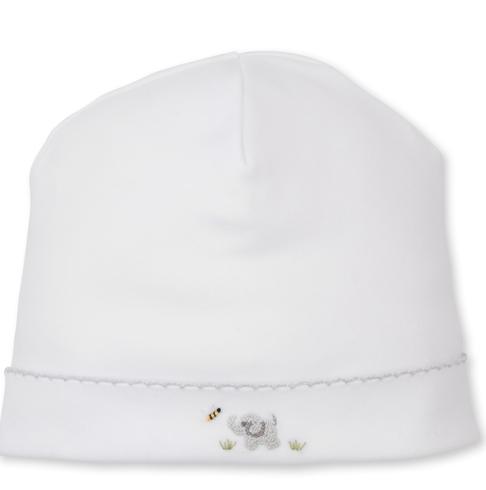 Kissy Kissy Grey Elephant Embroidered Hat