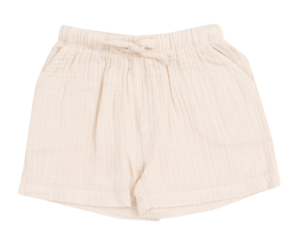 Muslin Khaki Short