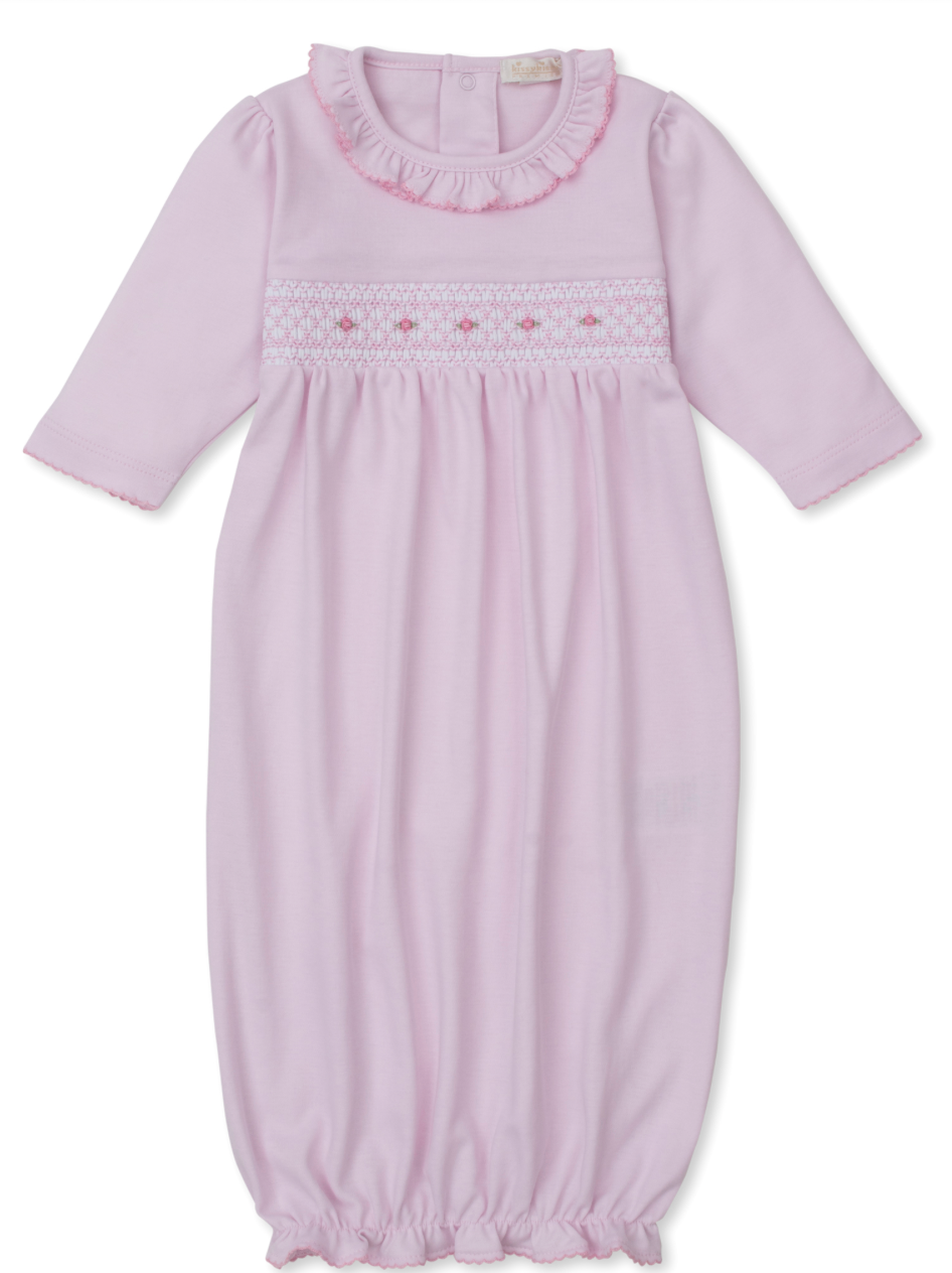 Kissy Kissy Pink Hand Smocked Gown