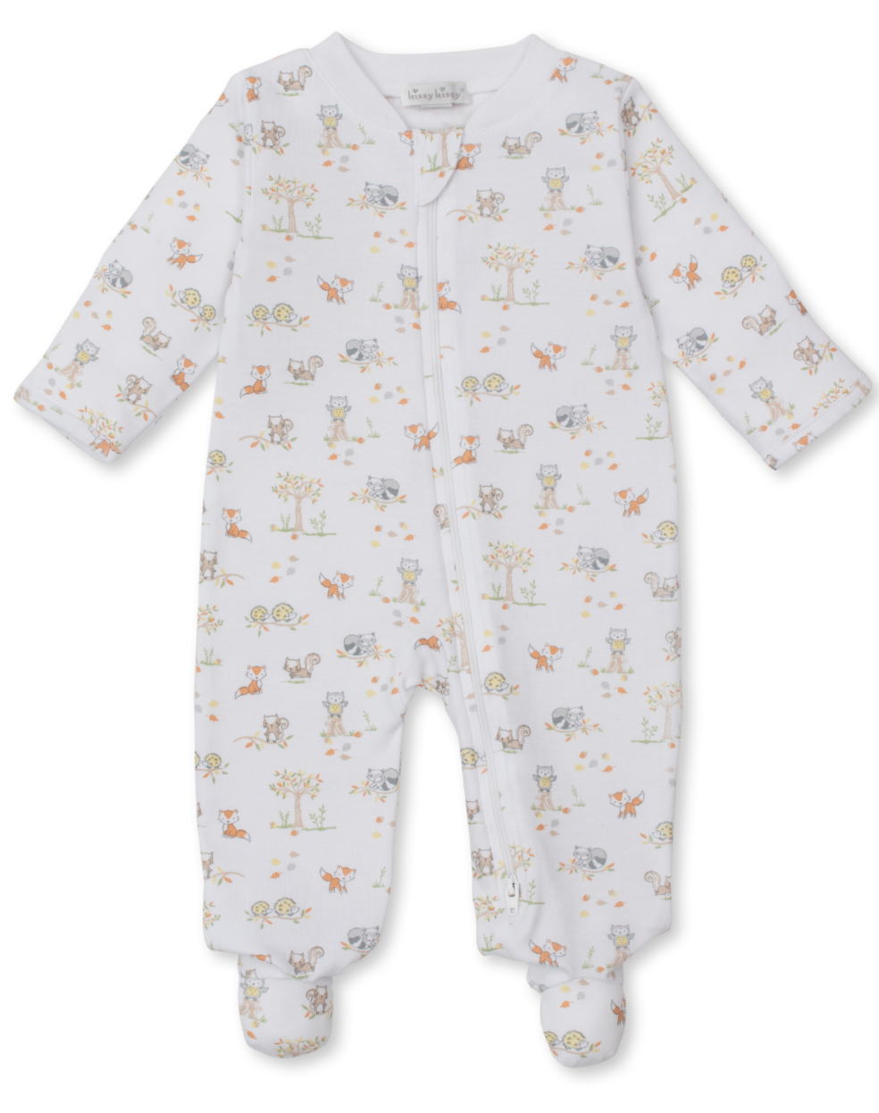 Kissy Kissy Forest Frolic Zip Footie
