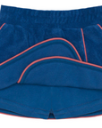 Navy Terry Cloth Polo & Skort Set