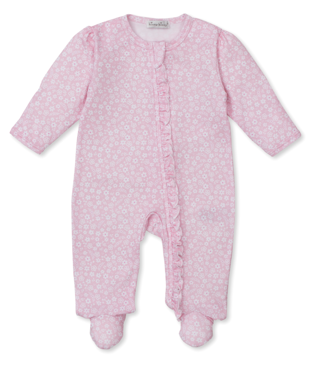 Kissy Kissy Fall in Bloom Zip Footie