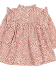 Buho Burgundy Speckle Baby Dress
