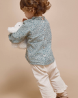 Buho Ivory Ruffle Corduroy Baby Pant