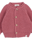 Buho Raspberry Cardigan