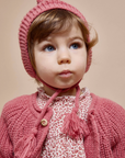Buho Raspberry Cardigan