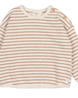Buho Super Soft Ivory Striped Sweatshirt