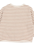 Buho Super Soft Ivory Striped Sweatshirt