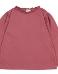 Buho Blush Lace Neck T-Shirt
