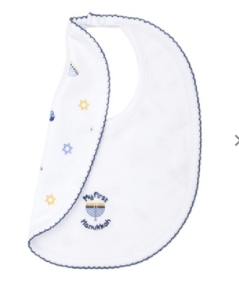 Kissy Kissy First Hanukkah Bib