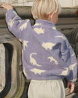 Konges Dinosaur Print Fleece Jacket