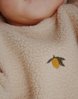 Konges Lemon Embroidered Fleece Bunting