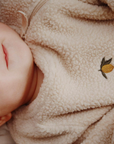 Konges Lemon Embroidered Fleece Bunting