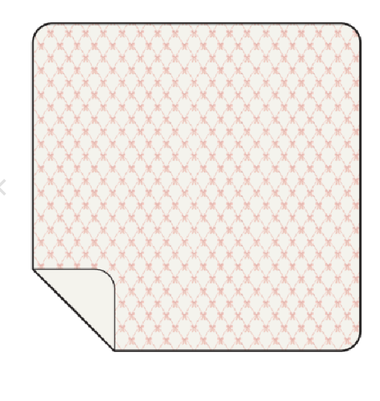 Ribbon Bow Trellis Swaddle Blanket