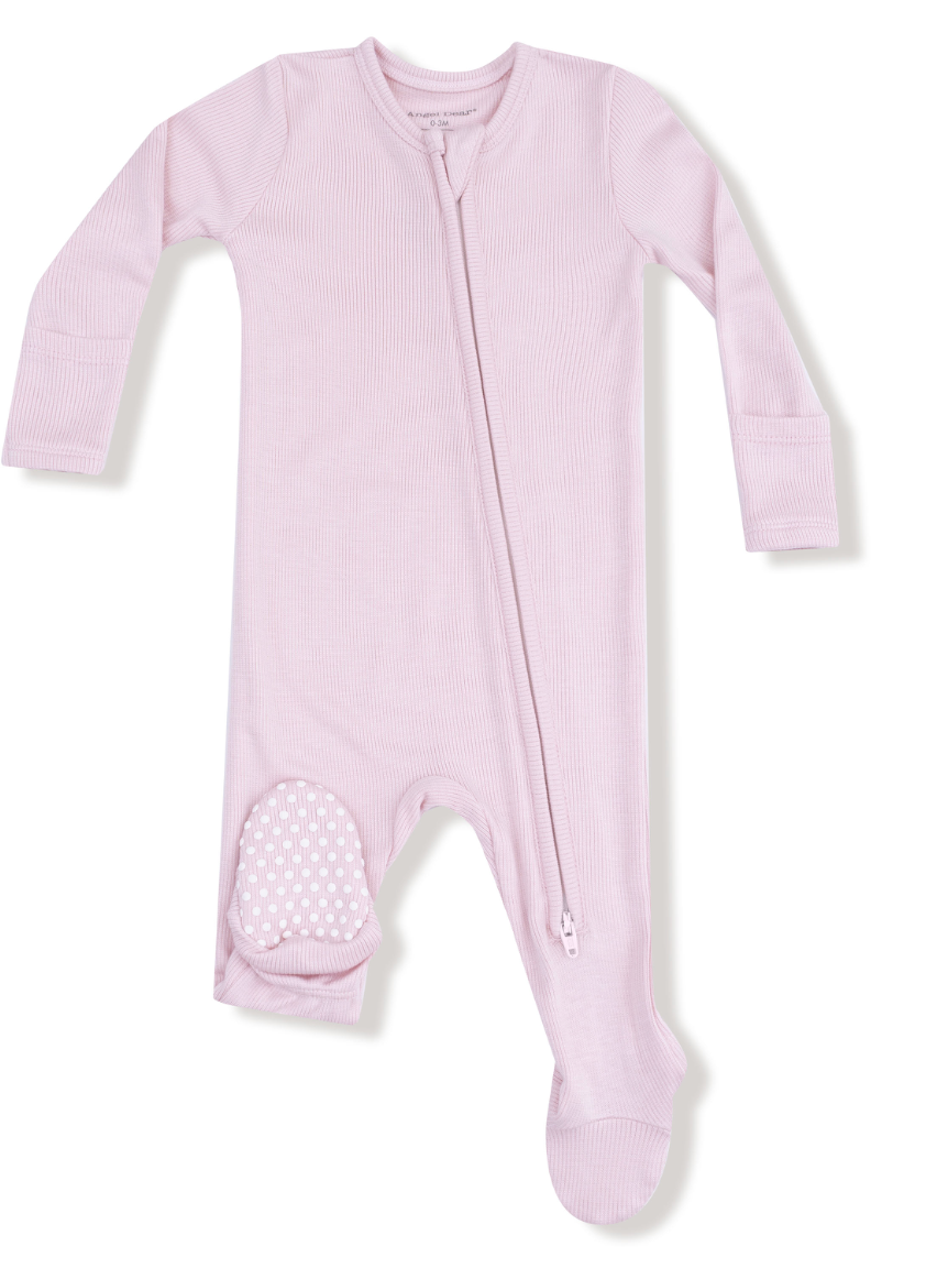 Potpourri Ribbed 2 Way Zipper Footie