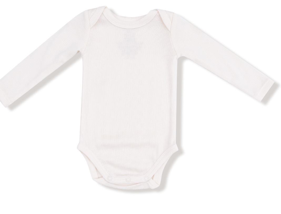 Ivory Ribbed Body Suit