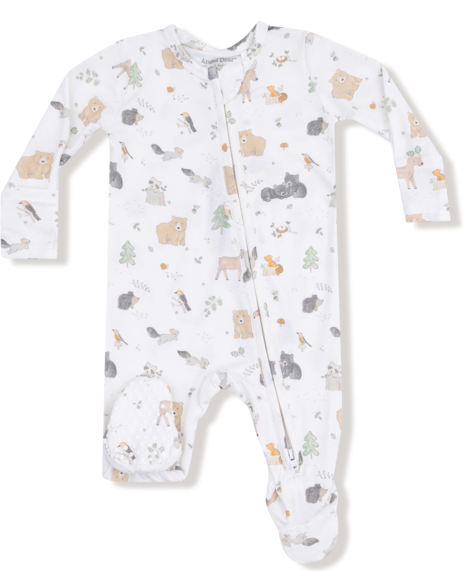 Woodland Babies 2-Way Zipper Footie