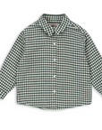 Organic Cotton Forest Green Flannel Shirt