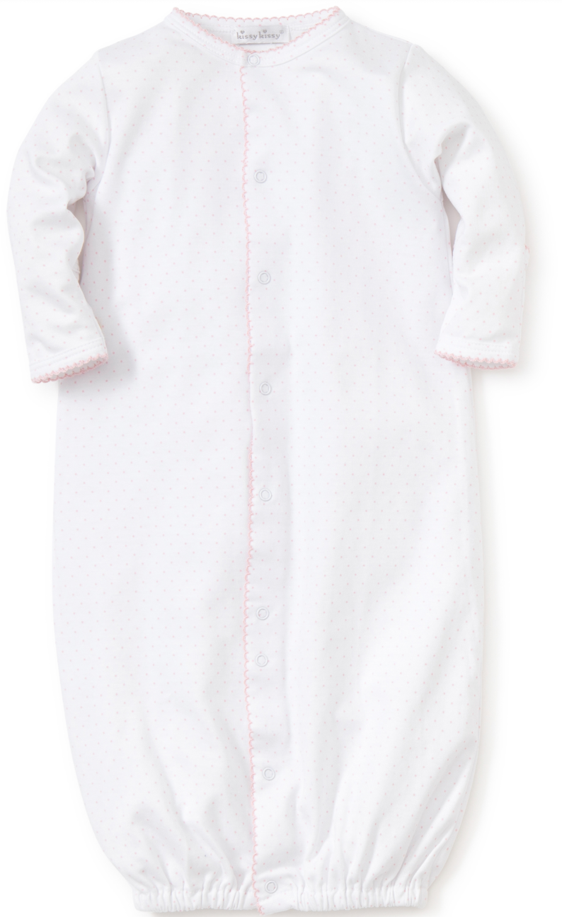 Kissy Kissy Pink Dot Converter Gown