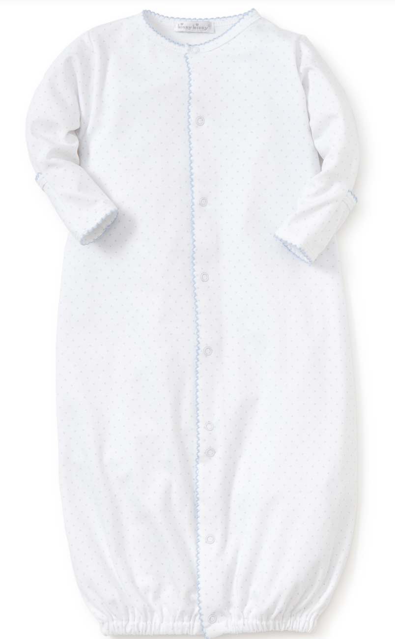 Kissy Kissy Blue Dot Converter Gown