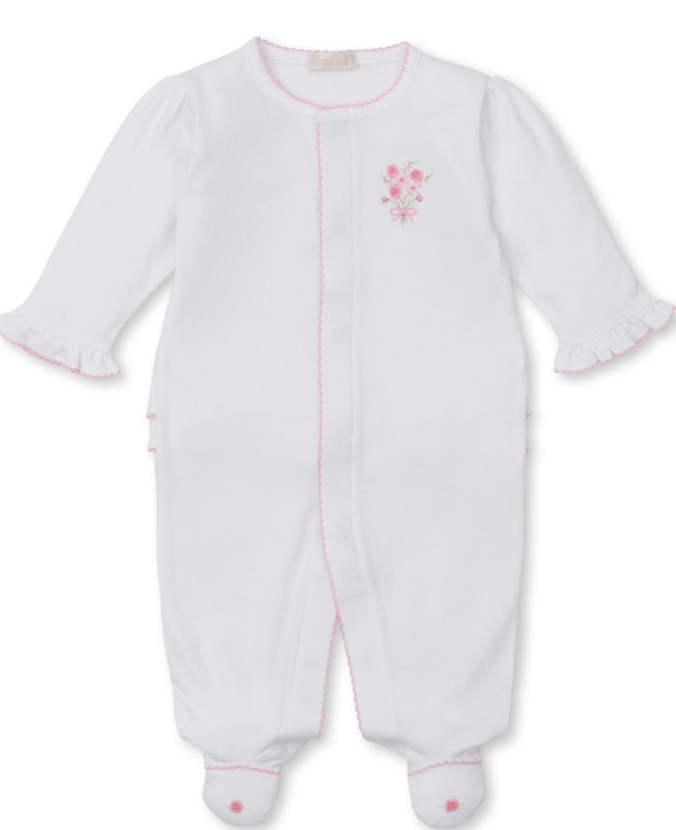Kissy Kissy Premier Floral Embroidered Footie