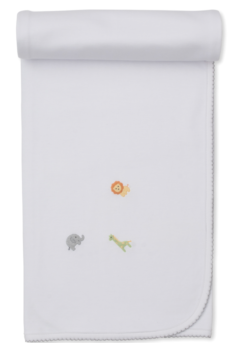 Kissy Premier Safari Embroidered Blanket