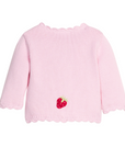Strawberry Crochet Cardigan