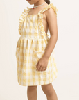 Buho Sun Gingham Dress