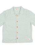 Buho Aqua Gingham Shirt